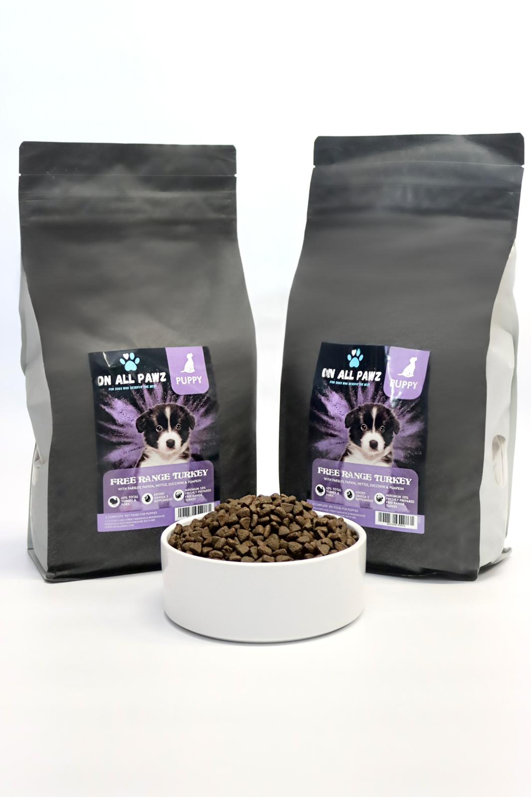 Puppy Turkey & Pork Dog Food 2kg | Grain-Free | Natural Growth Support | High Protein