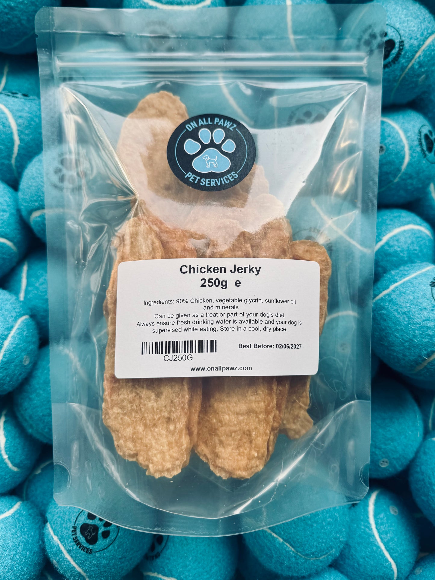 Chicken Jerky Pieces for Dogs 250g | Natural Protein Treats