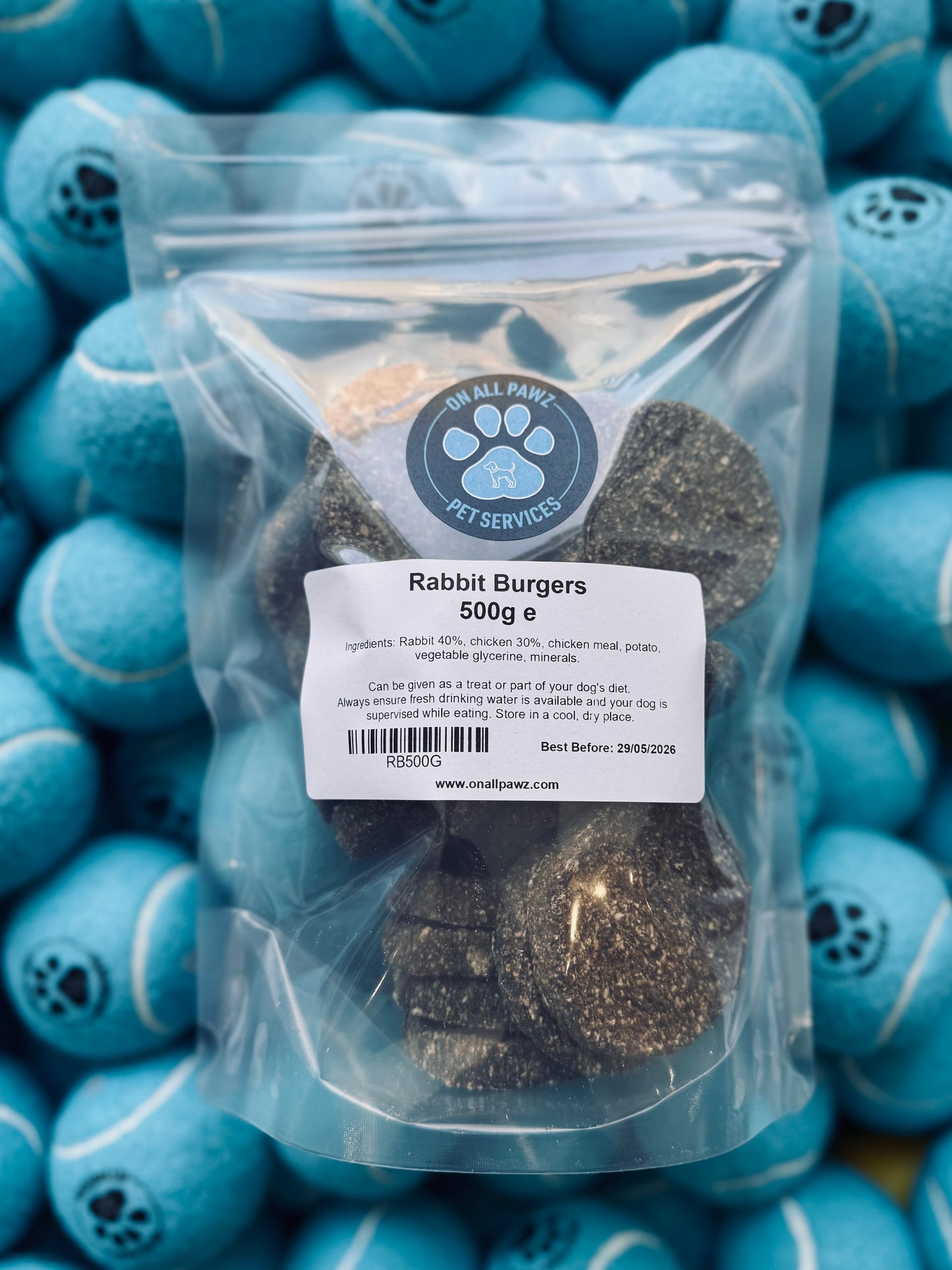 Rabbit Burgers 500g