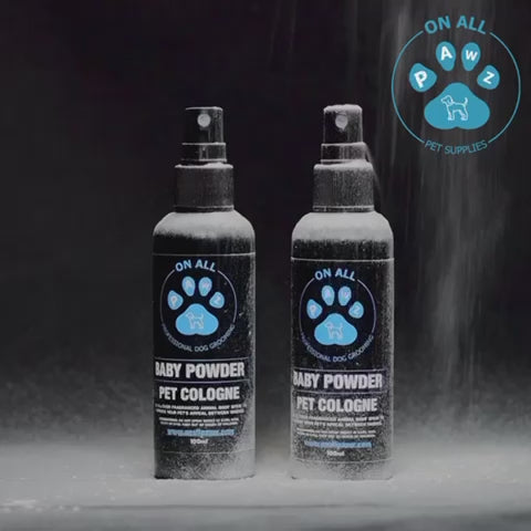 Baby Powder Dog Grooming Spray | Refreshing Coat Care with Aloe & Chamomile