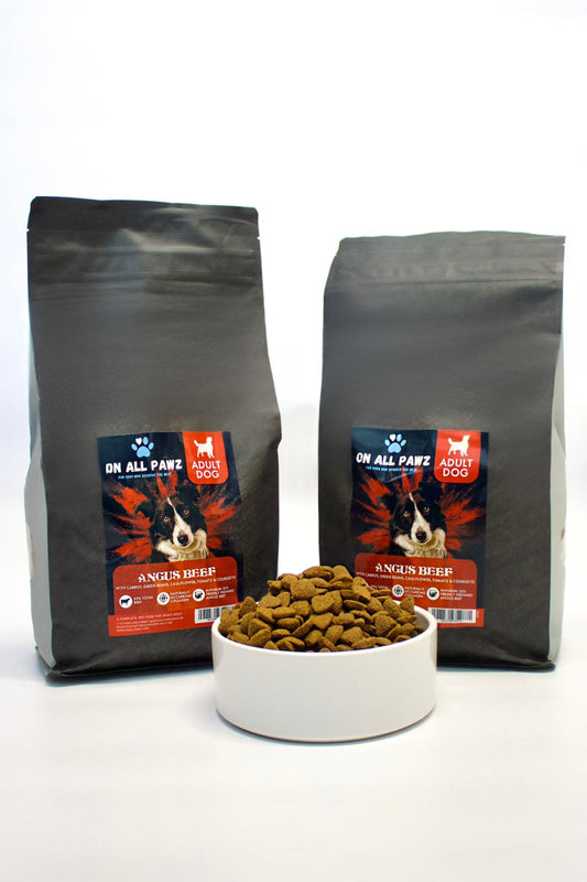 Angus Beef Dog Food for Active Dogs 2kg | Grain-Free | High Protein with Collagen & Joint Support