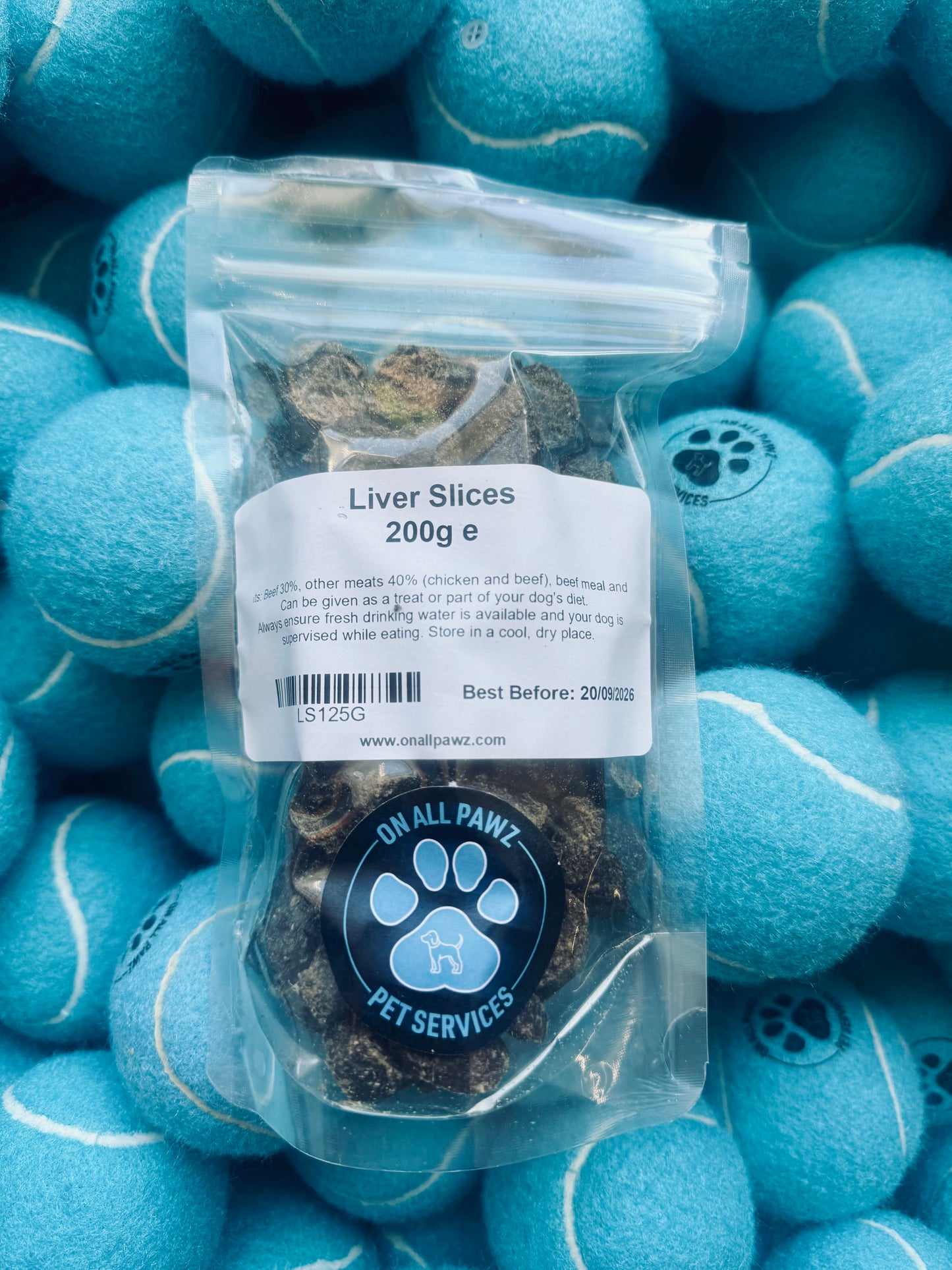 Gourmet Slices Dog Treats | Healthy Chopped Sausage Training Rewards – Grain-Free