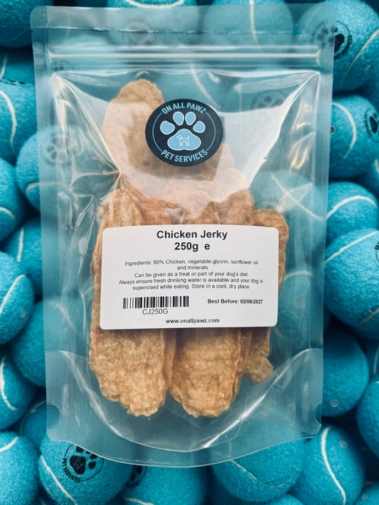 Chicken Jerky Pieces for Dogs 250g | Natural Protein Treats
