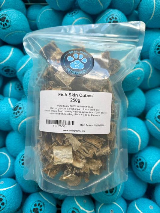Fish Skin Cubes 250G