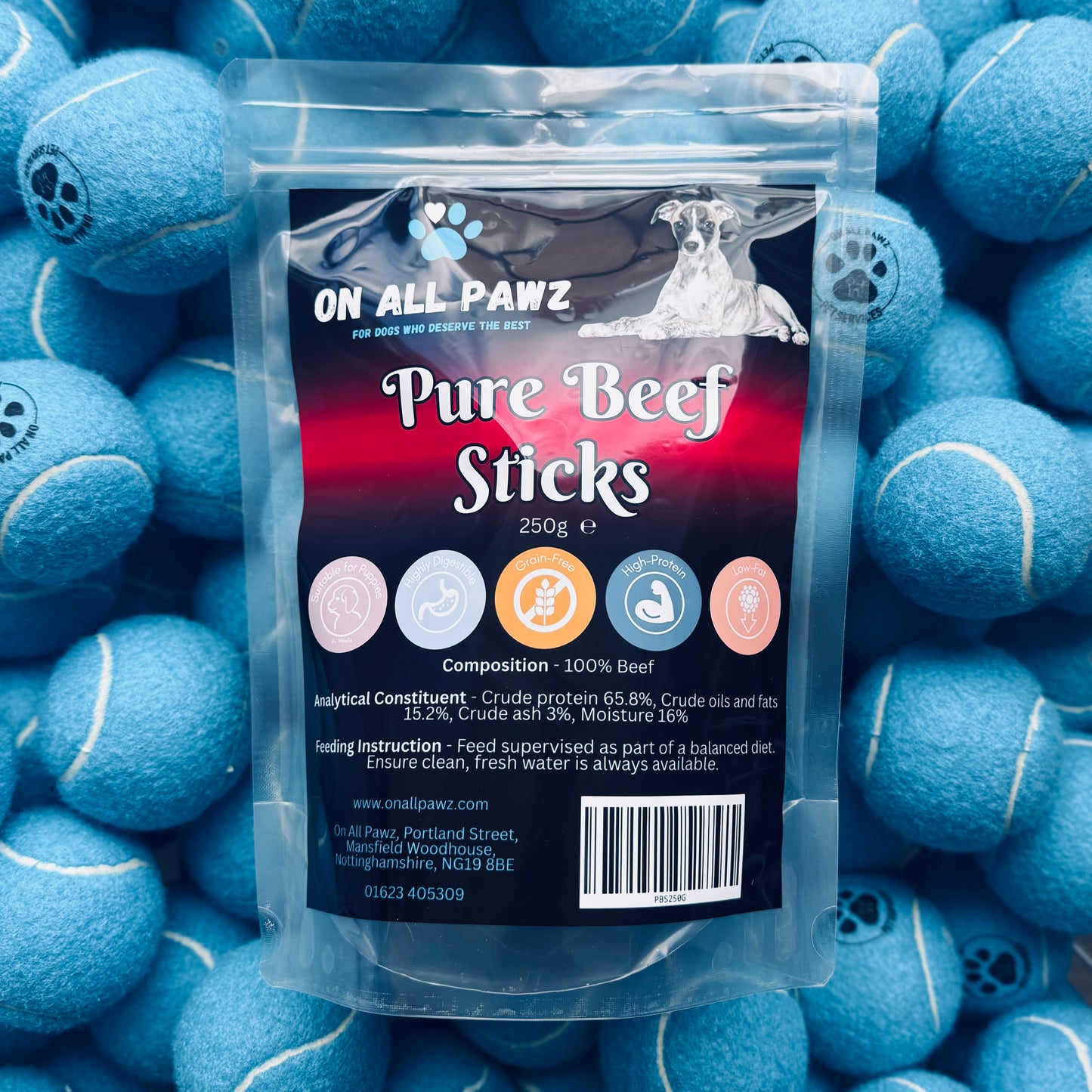 Gourmet Turkey Sticks for Dogs 250g | Healthy & Hypoallergenic Training Treats