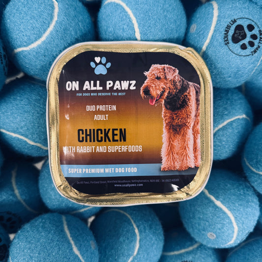 On All Pawz Wet Superfoods Chicken & Rabbit