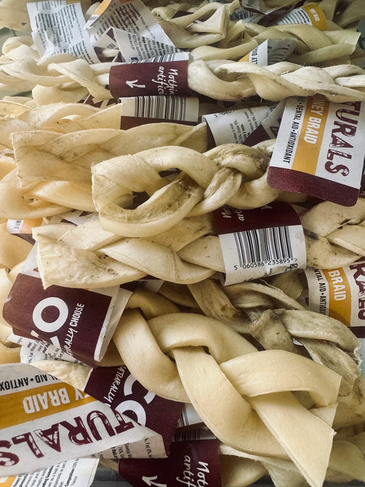 Anco Honey Braid Dog Chew | Natural Beef & Honey Treat for Healthy Teeth & Gums