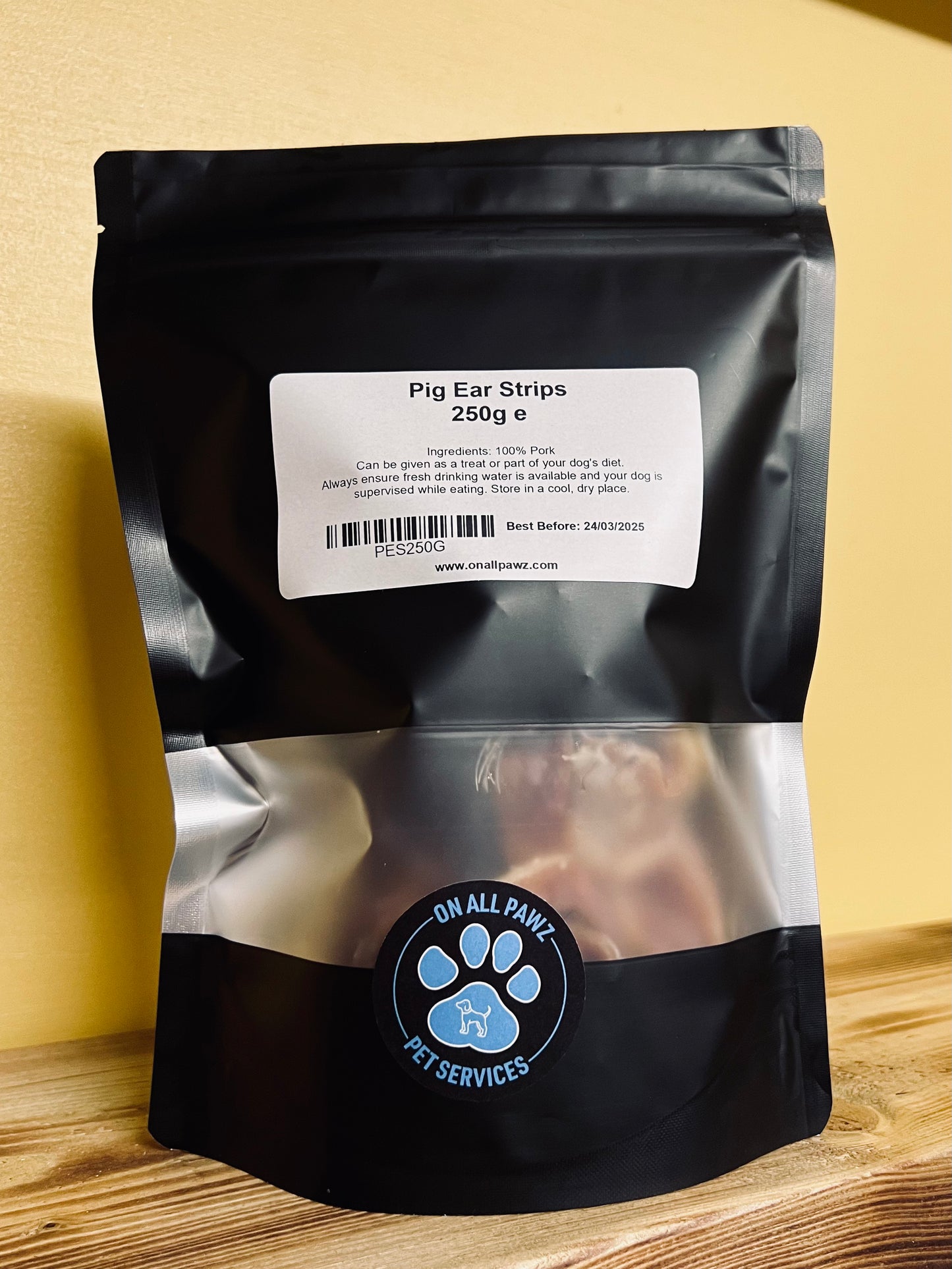 Pig Ear Strips 250g