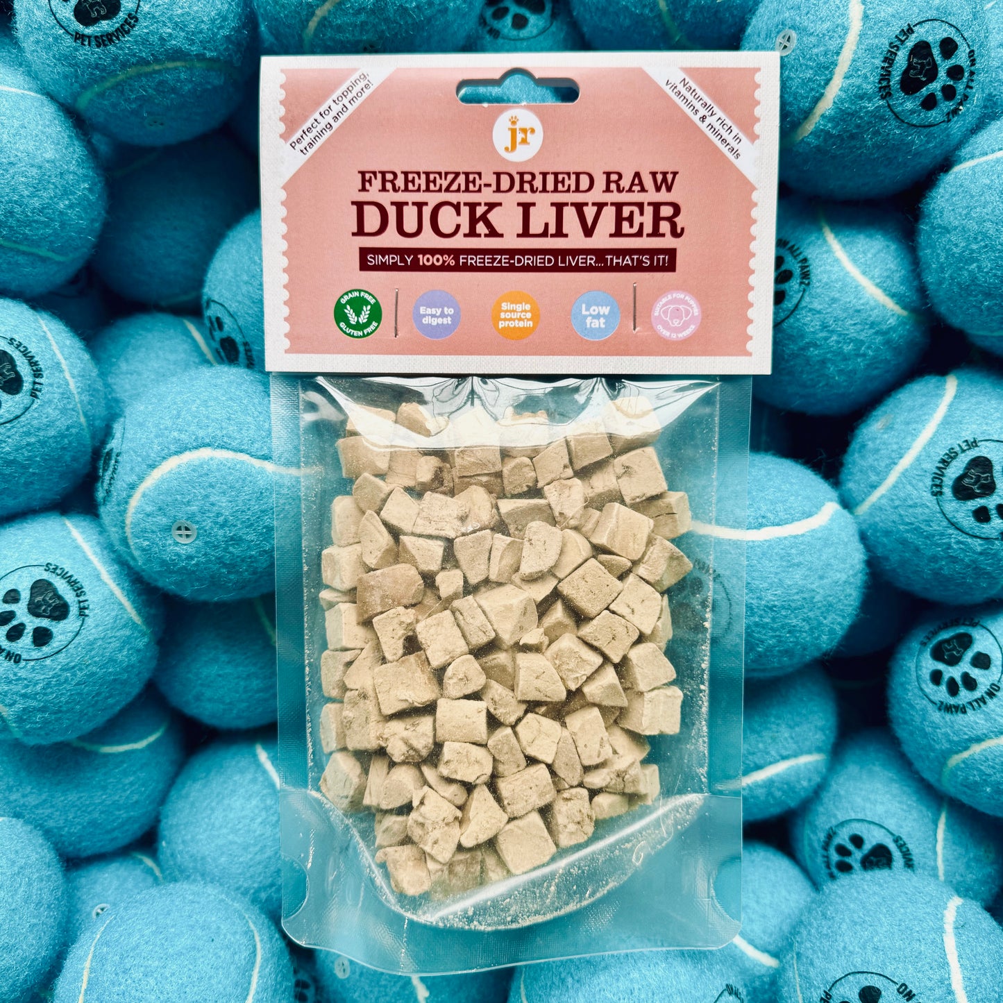 JR Freeze-Dried Dog Treats 50g | 100% Natural Grain-Free Training Bites