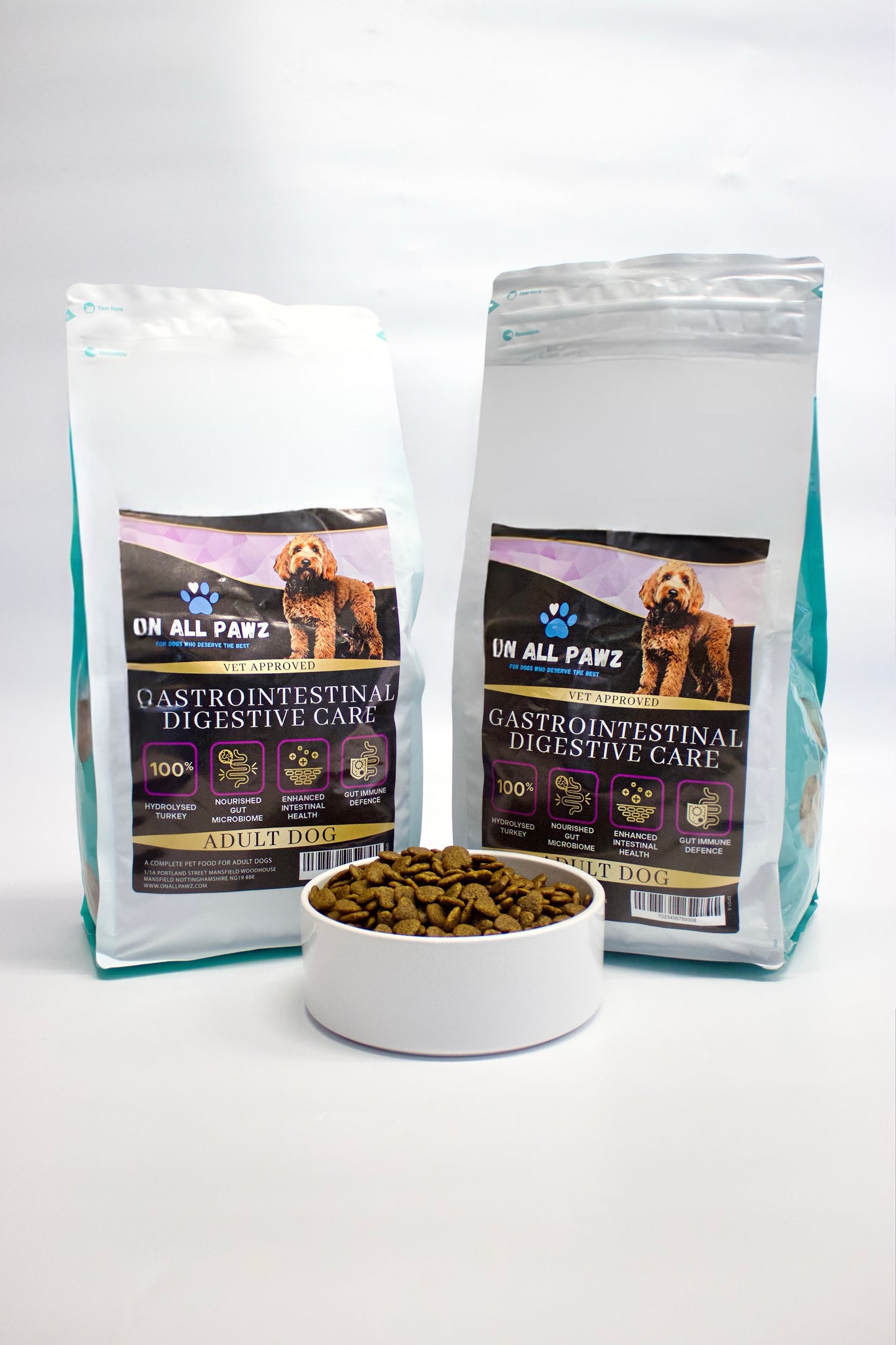 Gastrointestinal Digestive Care 1.5kg Turkey Dog Food | Grain-Free Sensitive Nutrition for Dogs