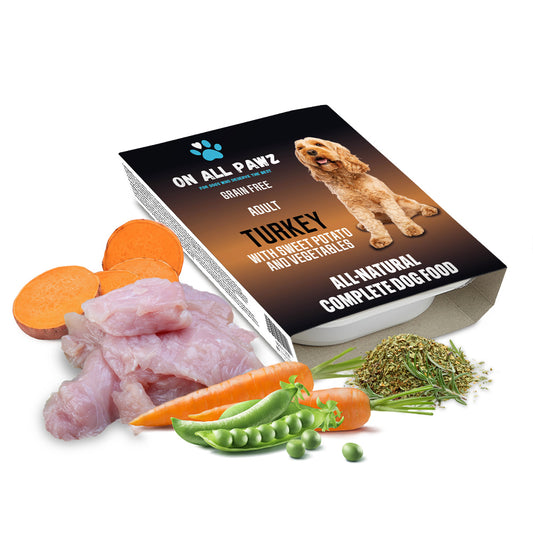 Turkey with Sweet Potato & Vegetables Dog Food | Grain-Free Adult Meal